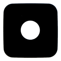 Glas Linse Rückkamera Samsung Galaxy Note 4 Schwarz