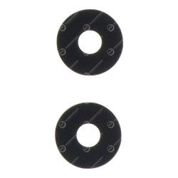 Lentille Caméra Arrière Samsung Galaxy A03 (A035) Noir (2pcs)