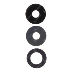 Lente fotocamera posteriore Samsung Galaxy A04s (A047) Nero (3pcs)