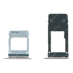 Vassoio SIM + Tiroir SD Samsung Galaxy A7 (2017) Rosa