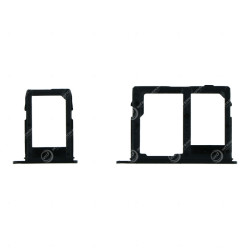 Tiroir Double Sim + Tiroir SD Samsung Galaxy A6 2018/A6 Plus 2018 Noir