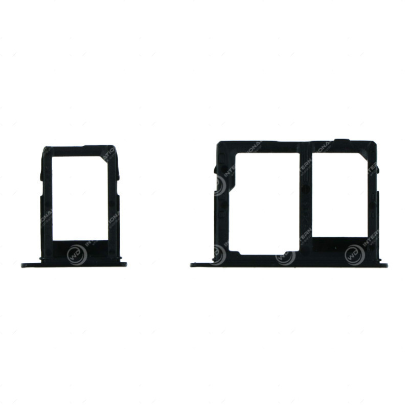 Tiroir Double Sim + Tiroir SD Samsung Galaxy A6 2018/A6 Plus 2018 Noir