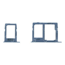 SIM- und SD-Kartenhalter Samsung Galaxy A6 (2018)/A6 Plus (2018) Doppelkartenversion Violett