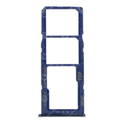 SIM-Kartenhalter Samsung Galaxy M51 VersionDoppelkarte Blau