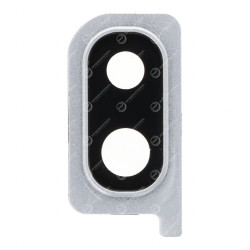 Back Camera Lens and Bezel for Samsung Galaxy A20 Silver