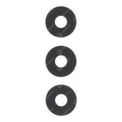 Vitre Lentille Caméra Arrière Samsung Galaxy M13 Noir (3pcs)