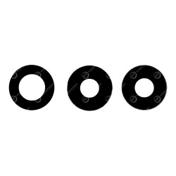 Vitre Lentille Caméra Arrière Samsung Galaxy Z Fold 4 F936 Noir (3pcs)