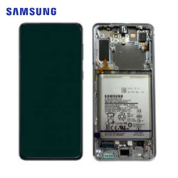 Ecran Samsung Galaxy S21 Plus /SM-G996B Argent Complet Service Pack