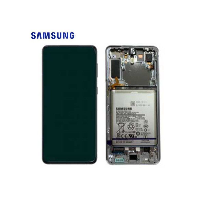 Ecran Samsung Galaxy S21 Plus /SM-G996B Argent Complet Service Pack