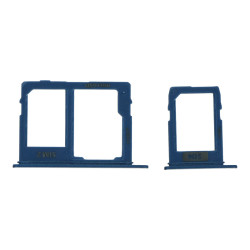 Tiroir Double Sim Samsung Galaxy A6 Plus 2018/A6 2018 Bleu