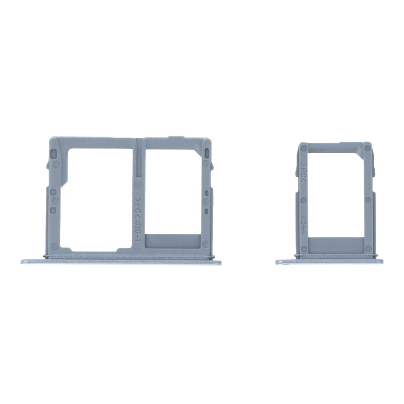 Tiroir Double Sim Samsung Galaxy A6 Plus 2018/A6 2018 Argent