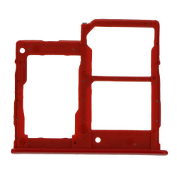 SIM Card Tray for Samsung Galaxy A2 Core Dual Card Version Red
