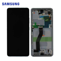 Pantalla Samsung Galaxy S21 Ultra 5G Phantom Silver (Plateada) Sin Cámara Service Pack