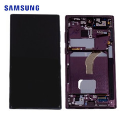 Schermo Samsung Galaxy S22 Ultra (SM-S908B) Bordeaux Service Pack