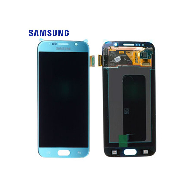 Ecran Samsung Galaxy S6 Bleu Service Pack