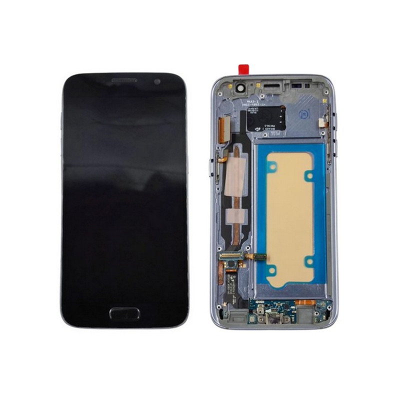 Ecran Oled Samsung Galaxy S7 Noir Avec Châssis