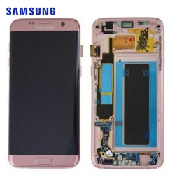 Pantalla Samsung S7 EDGE - Rosa (Service Pack)