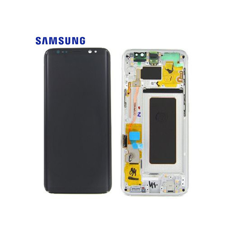 Ecran Samsung Galaxy S8 Argent Polaire Service pack