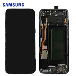 Ecran Samsung Galaxy S8 Noir Avec Châssis (Reconditionné)