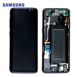 Display Samsung S8 Plus - Argento (Originale) (service pack)