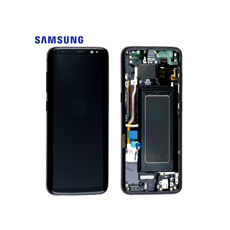 Ecran Samsung Galaxy S8 Plus - Noir Carbone (Service Pack)