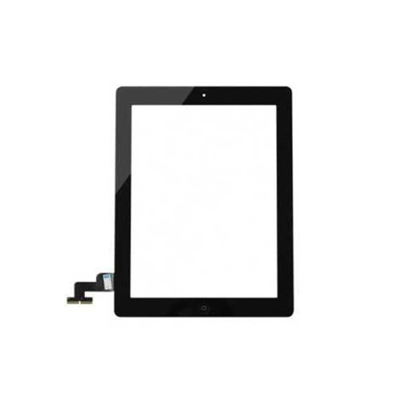 Vitre iPad 2 noir (Vitre + Tactile) + adhésifs (A1395 / A1396 / A1397)