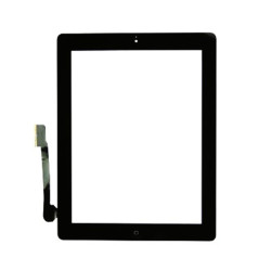 Vitre iPad 3 Noir (vitre + tactile)