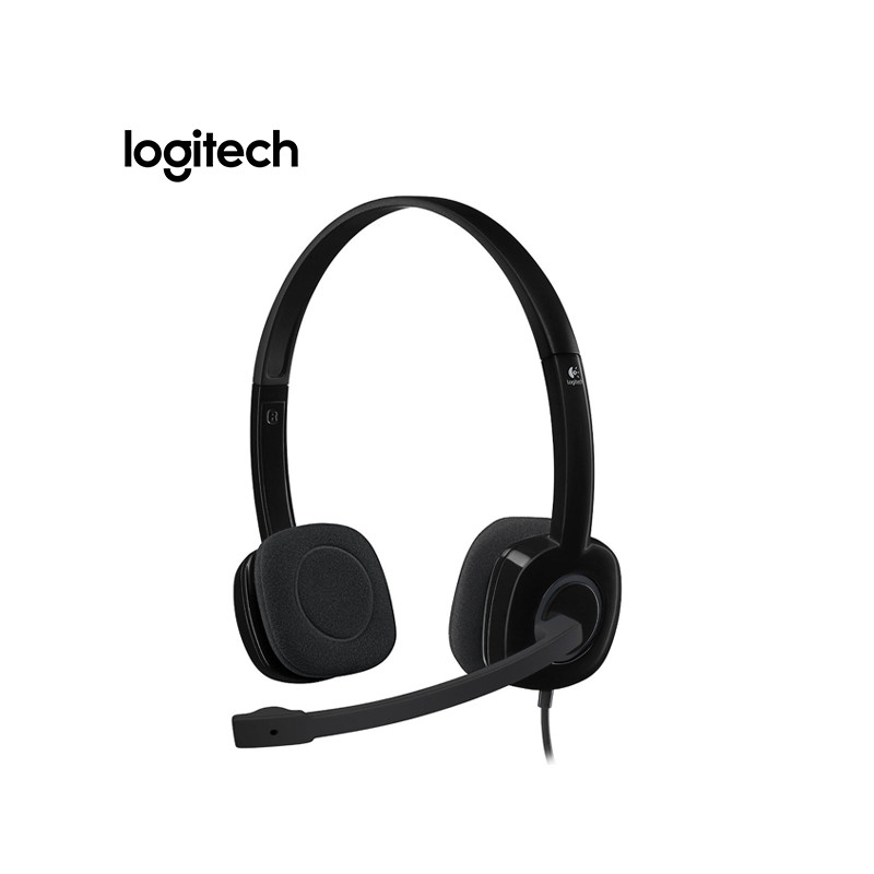 Casque Stéréo Logitech H151 Avec Micro Noir