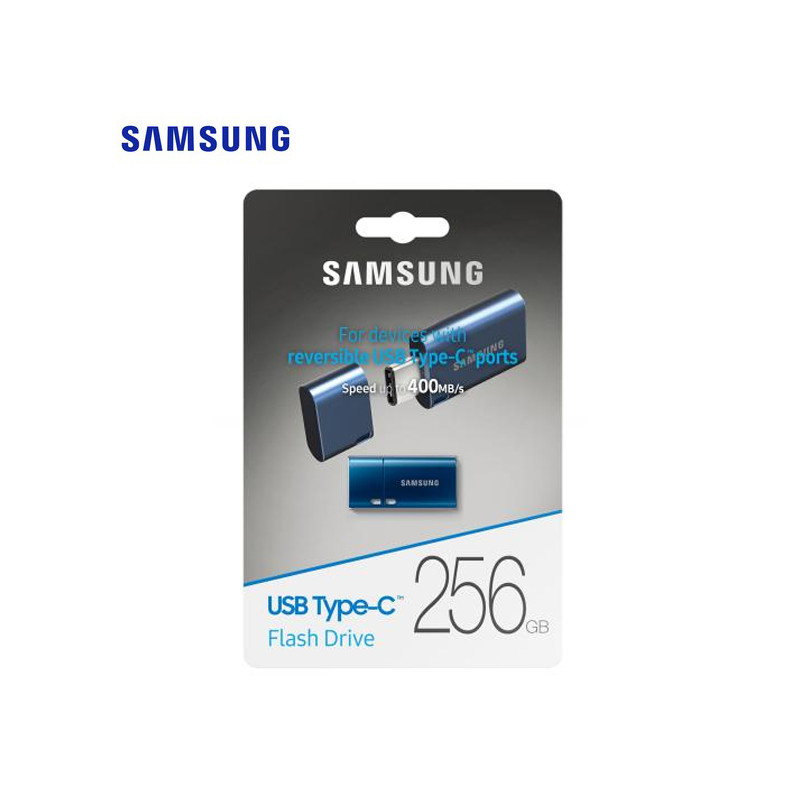 Clé USB Samsung Type-C 256GB USB 3.2 Bleu