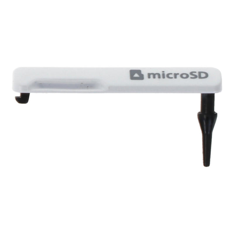 Capuchon Carte SD Samsung Galaxy Tab E 9.6 T561 Blanc