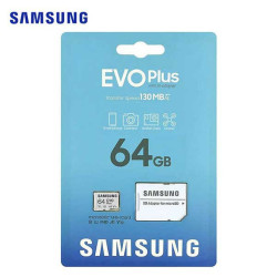 Carte Micro SD 64GB Samsung Evo Plus Class 10 + Adaptateur