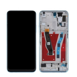 Schermo con cornice blu Huawei P smart Pro 2019