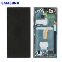 Écran Samsung Galaxy S22 Ultra Complet Vert (SM-S908) Service Pack