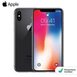 Téléphone iPhone X 64Go Gris Sidéral Grade BC