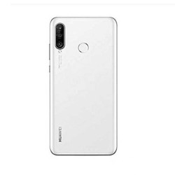 Back Cover kompatibel mit huawei P30 Lite Pearl weiß original vom Hersteller