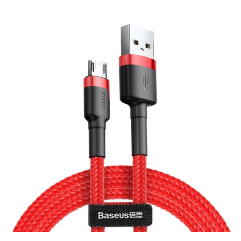 Câble Baseus Cafule Micro-USB 2.4A 1M Rouge (CAMKLF-B09)