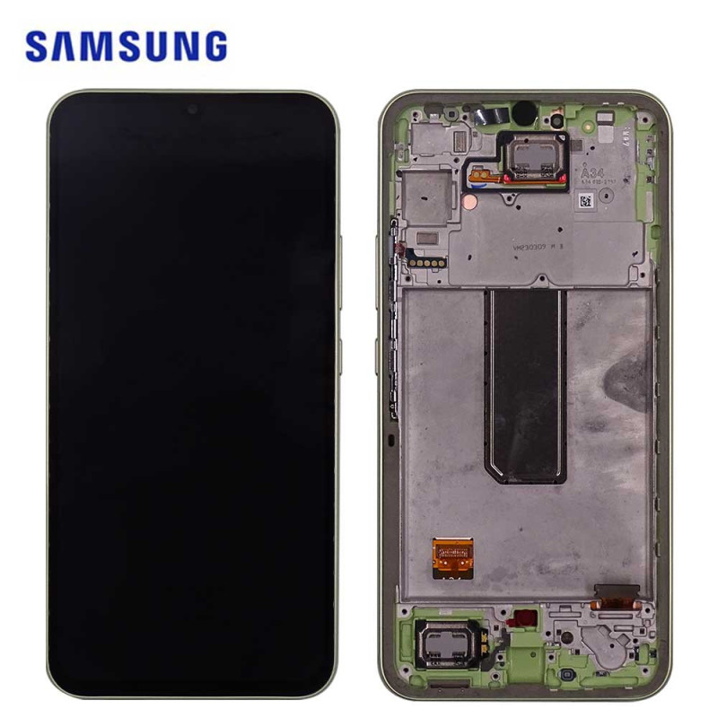 Écran Samsung Galaxy A34 5G (SM-A346) Lime Service Pack