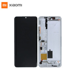 Ecran Xiaomi Mi Note 10 lite (2020) Blanc Service Pack