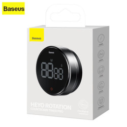 Minuterie Électronique Rotative Baseus Heyo Pro Grise (FMDS000013)