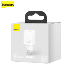 Baseus Schnellladegerät USB Typ C 20W EU Plug Weiß
