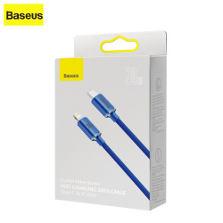 Baseus Cavo USB Carica rapida Trasferimento dati Tipo C - Lightning 20W 1,2M Blu