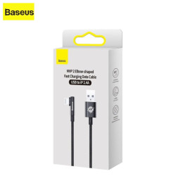 Baseus MPV 2 USB - Lightning 1M 2,4A Cavo angolato nero