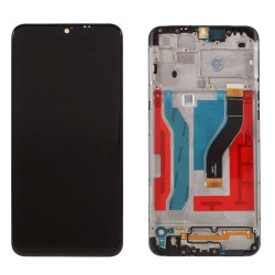 Schermo  Samsung A20s Nero Con Telaio Incell
