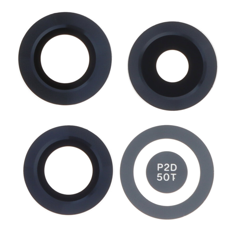 Vitre Lentille Caméra Arrière OnePlus 10 Pro Noir (4pcs)