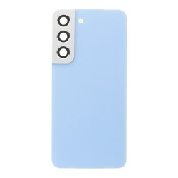 Back Cover (Adhesivo + Lente) Samsung Galaxy S22 5G Azul Sin Logo