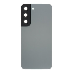 Back Cover (Adhesivo + Lente) Samsung Galaxy S22 5G Gris Sin Logo