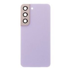 Back Cover (Adhesivo + Lente) Samsung Galaxy S22 5G Violeta Sin Logo