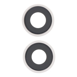 Lentille Caméra Arrière iPhone 14/14 Plus (2 pcs) Argent