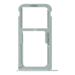 Tiroir Double Sim Huawei P9 Blanc