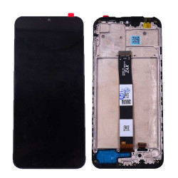 Pantalla Xiaomi Redmi 10A Negro Con Marco